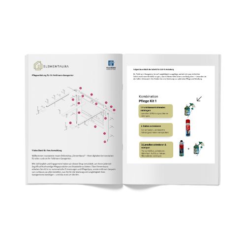 Wartungs- und Pflegeanleitung Feldmann Garagentore